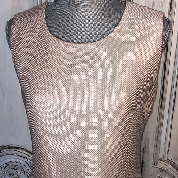 Linda Allard for Ellen Tracy Textured Sleeveless Sheath Dress with Sheer Duster - Picture 9 of 16